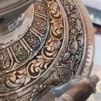 سماور بزرگ برنجی قلمزنی