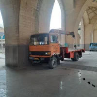 خدمات کرایه جرثقیل کفی دار خاور حمل ونقل