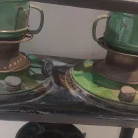 گرام و چراغ نفتی دوشعله مبله