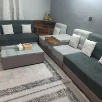 مبلمان ال خاکستری طوسی
