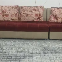 مبل مبلمان هفت نفره|مبلمان خانگی و میز عسلی|مشهد, هفت تیر (نه دره)|دیوار