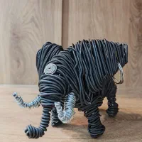 تندیس فیل مفتولی