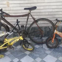 سه عدد دوچرخه کارکرده