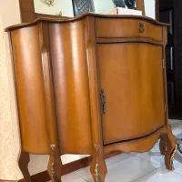 اینه و کنسول منبت کاری در حد نو|بوفه، ویترین، کنسول|کیش, |دیوار