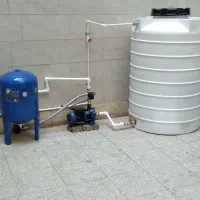 لوله کشی آب وفاضلاب وگاز وآتش نشانی، نصب پمپ مخزن