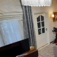 لوستر کریستالی بهمراه لامپ