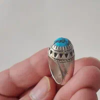 انگشتر فیروزه مغزسنگ(شاکری)