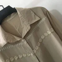 مانتو لینن گلدوزی شده بدون آبرفت و رنگرفت|لباس|اصفهان, کوی امیریه|دیوار