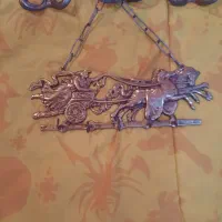 رخت آویز برنز همراه کلید آویز برنز|بندرخت و رختآویز|تبریز, |دیوار