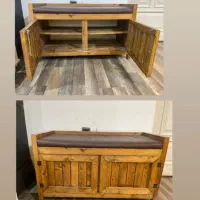 صندلی و نیمکت چوبی تشک تخت بکگراند تولد|صندلی و نیمکت|گرگان, |دیوار