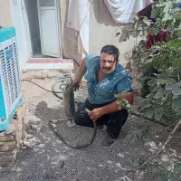 لوله باز کنی کارگرپیکور وصل کردن فاضلاب شهری و.