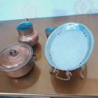 ۴ تیکه ظرف مسی نو / توضیحات داخل فیلم