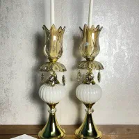 شمعدان لاله جفتی|صنایع دستی و سایر لوازم تزئینی|هشتگرد, شهرک ولیعصر (مصلی)|دیوار