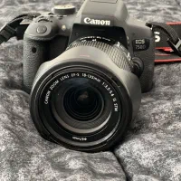 Canon EOS 750D +لنز 135-18