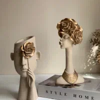 مجسمه دختر افریقایی و احساس