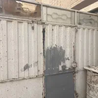 درب حیاط اهنی و نرده