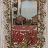 اینه کنسول تمام برنز