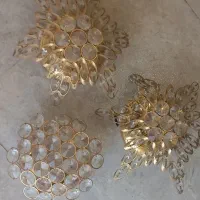 سه عدد لوستر دیواری در حد نو