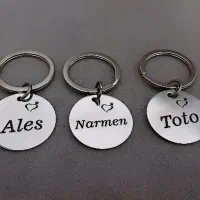 جاسوییچی استیل با حک دلخواه شما ، جاکلیدی استیل|بدلیجات|مشهد, رسالت|دیوار