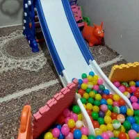 سرسره طرح خرگوش|اسباب‌بازی بچه|اصفهان, جلالیه|دیوار