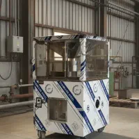 دستگاه ارده‌ گیری گیربکسی سنگی مهریز سایز 60