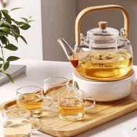 قوری و کتری پیرکس و استیل