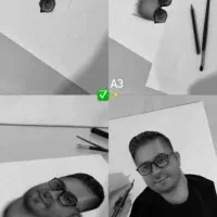 سفارش سیاه قلم هایپرئال|تابلو، نقاشی، عکس|تهران, زعفرانیه|دیوار