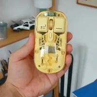 موس شفاف rgb بی سیم
