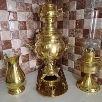 سرویس سماور زغالی جنس درجه یک