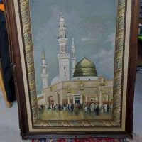 دوعدد تابلو فرش جفت مکه و مدینه