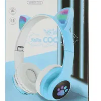 هدفون گربه ای چراغ دار بلوتوثی