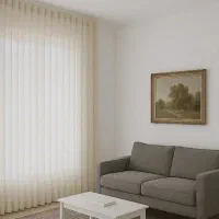 پرده حریر با آستر ساتن براق درجه ۱