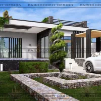 طراحی ویلا لاکچری -طراحی نما- طراحی نقشه -سه بعدی