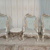 مبل سلطنتی همراه میز غذاخوری