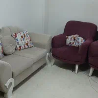 مبل راحتی ۷ نفره با جلو مبلی های رایگان|مبلمان خانگی و میز عسلی|ایلام, |دیوار