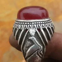 انگشتر نقره عقیق یمنی کلکسیونی