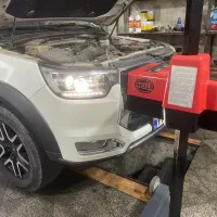 تنظیم نور با دستگاه آلمانی تنظیم موتور وبرق خودرو