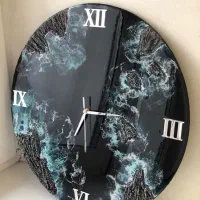 ساعت رزینی کار دست تولید بالا|ساعت دیواری و تزئینی|تهران, بازار|دیوار