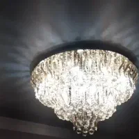 لوستر خارجی تمام کریستال