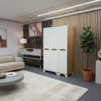 کمد لباس 6 درب با دو کشو در داخل مدل یاغمور