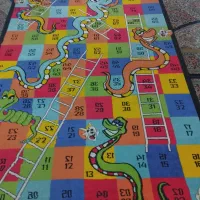 قالی فانتزی مار و پله ۶ متری برای اتاق کودک