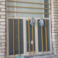 درب حال و اتاق ب همراه پنجره ست ودرب حیاط|مصالح و تجهیزات ساختمان|اندیمشک, |دیوار