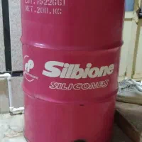 بشکه فلزی گالوانیزه تمیز شیردار