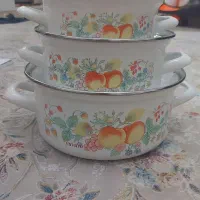 سرویس قابلمه لعابی ۳ پارچه یوان ترکیه