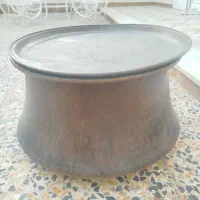 دیگ مسی قدیمی با درب ۱۹ کیلو