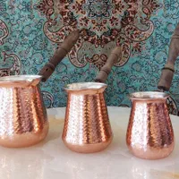 قهوه جوش مسی/ظروف مسی/شیر جوش/تولیدی کویر مس