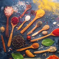 فرش فانتزی نو طرح ادویه اصلا استفاده نشده