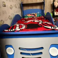 تخت ماشینی با خوشخواب کودک‌ و‌نوجوان|تخت و سرویس خواب|رشت, توشیبا|دیوار