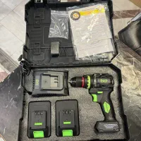 دریل شارژی متور براشلس ۲۰ ولت pap باطری ۲ امپر