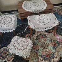 رومیزی قلاب بافی